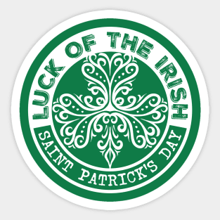 Luck of The Irish Sticker